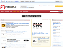 Tablet Screenshot of metale24.pl
